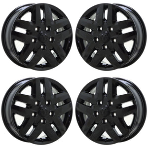 16" Dodge Ram Promaster Gloss Black wheels rims Factory OEM set 2533 EXCHANGE