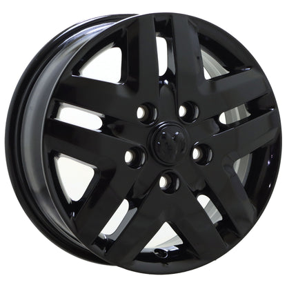 16" Dodge Ram Promaster Gloss Black wheels rims Factory OEM set 2533