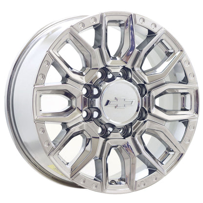 20" Chevy Silverado 2500 3500 Bright Chrome wheels rims Factory OEM set EXCHANGE
