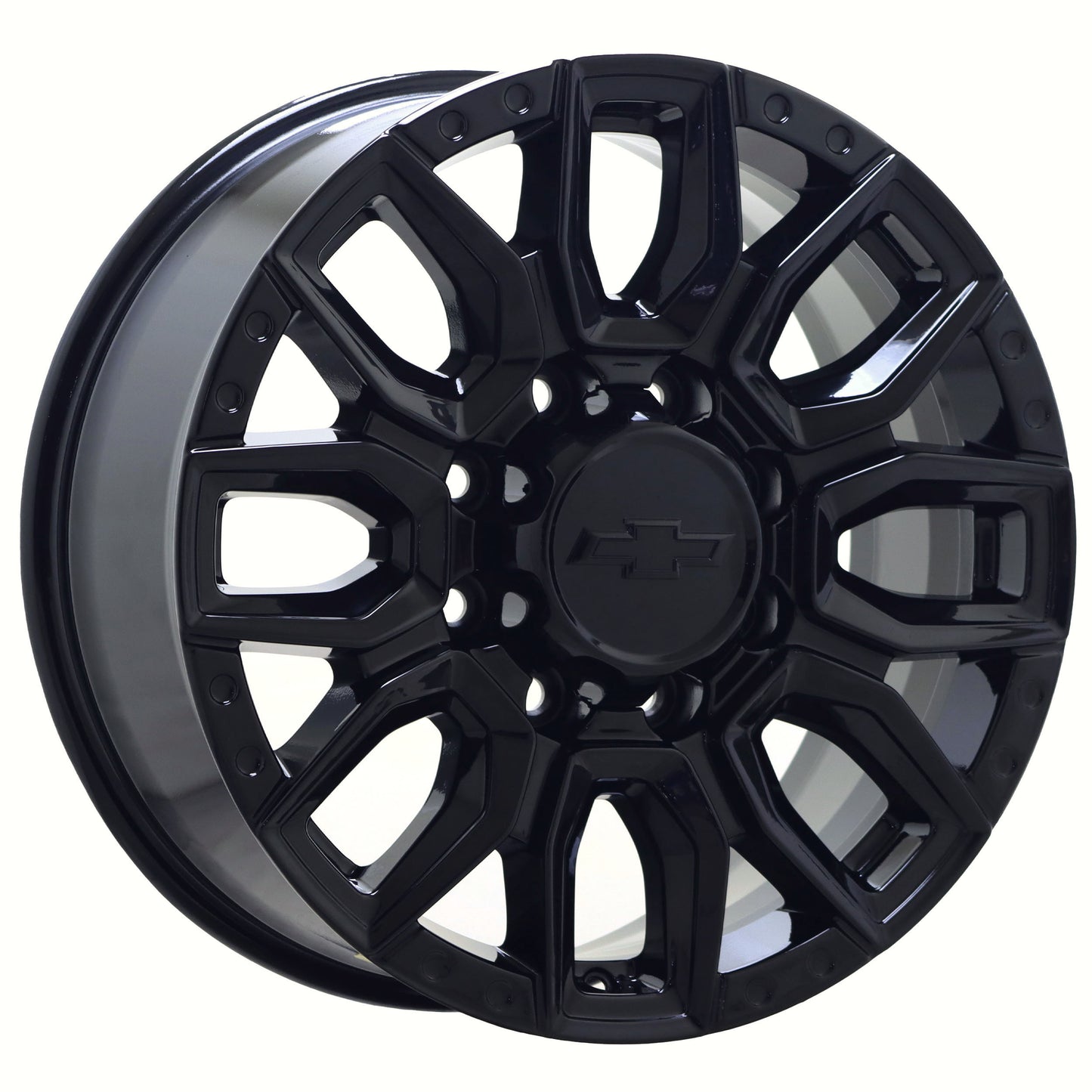 20" Chevy Silverado 2500 3500 Gloss Black wheels rims Factory OEM set EXCHANGE