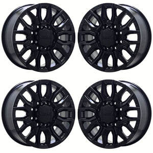 EXCHANGE 20" GMC Sierra 2500 3500 Black wheels rims Factory OEM set