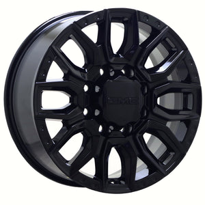 EXCHANGE 20" GMC Sierra 2500 3500 Black wheels rims Factory OEM set