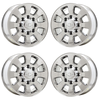 18" Chevrolet Silverado 2500 3500 Bright Chrome wheels rims OEM 5501 EXCHANGE
