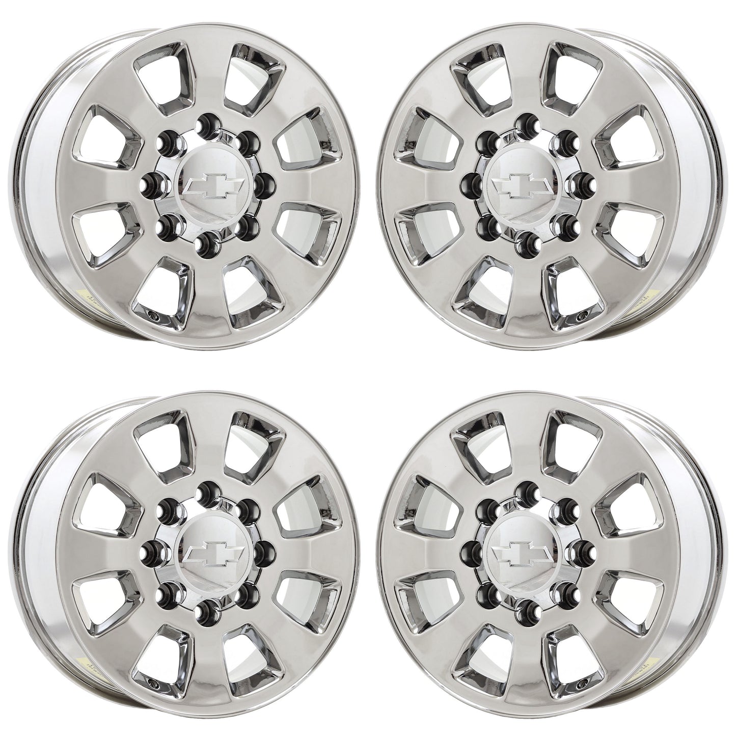 18" Chevrolet Silverado 2500 3500 Bright Chrome wheels rims OEM 5501 EXCHANGE