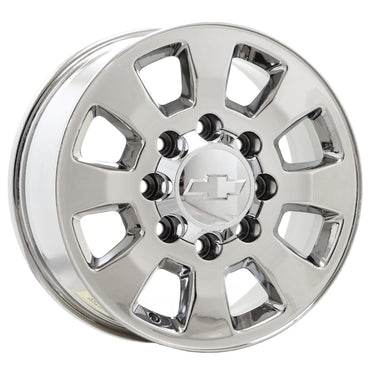 18" Chevrolet Silverado 2500 3500 Bright Chrome wheels rims OEM set 5501