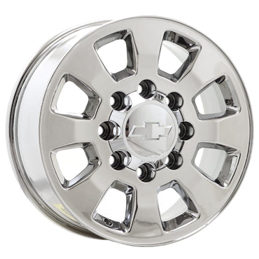 18" Chevrolet Silverado 2500 3500 Bright Chrome wheels rims OEM set 5501