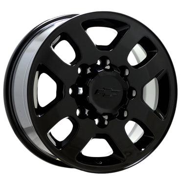 18" Chevrolet Silverado 2500 3500 Gloss Black wheels rims OEM set 4 5502