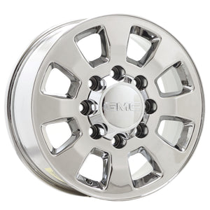 18" GMC Sierra 2500 3500 PVD Chrome wheels rims OEM set 5501