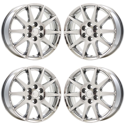 19" Buick Enclave Bright Chrome wheels rims Factory OEM set 4131