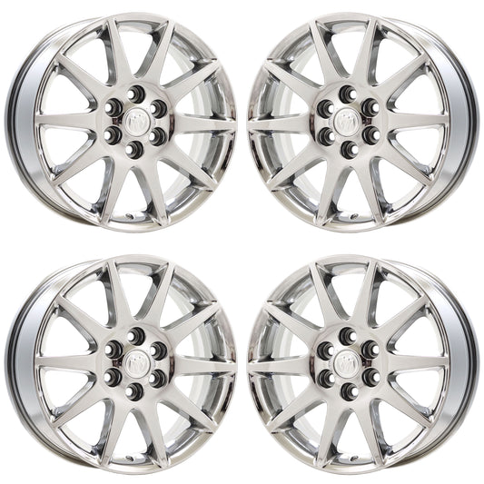19" Buick Enclave Bright Chrome wheels rims Factory OEM set 4131