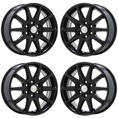19" Buick Enclave Gloss Black wheels rims Factory OEM set 4131 EXCHANGE
