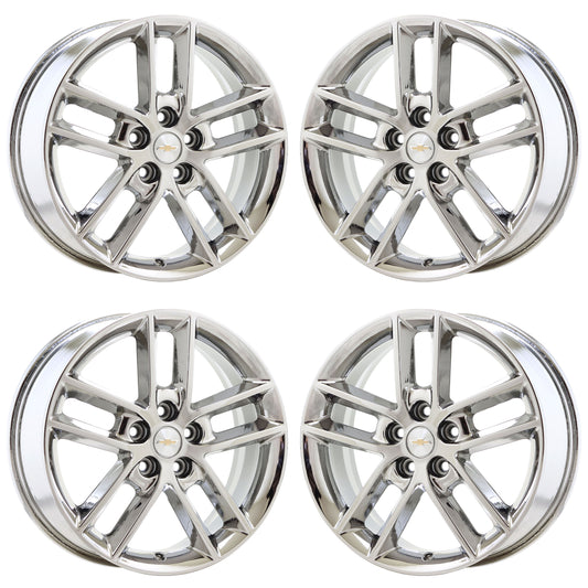 18" Chevrolet Impala Bright Chrome wheels rims Factory OEM set 5333