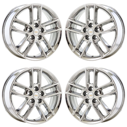 18" Chevrolet Impala Bright Chrome wheels rims Factory OEM set 5333