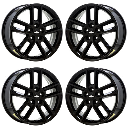 18" Chevrolet Impala Gloss Black wheels rims Factory OEM set 5333 EXCHANGE