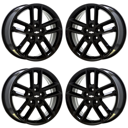 18" Chevrolet Impala Gloss Black wheels rims Factory OEM set 5333 EXCHANGE