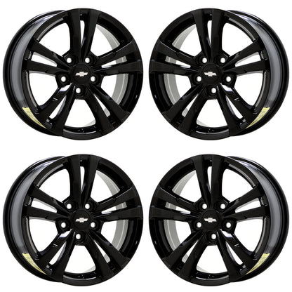 17" Chevrolet Equinox Gloss Black wheels rims Factory OEM set 5433