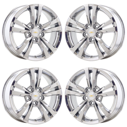 17" Chevrolet Equinox Bright Chrome wheels rims Factory OEM set 5433 EXCHANGE