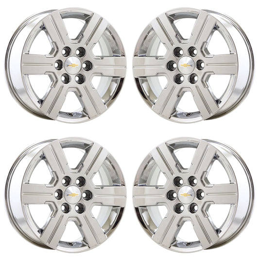 18" Chevrolet Traverse Bright Chrome wheels rims OEM set 5408 EXCHANGE