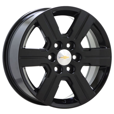 18" Chevrolet Traverse Gloss Black wheels rims OEM set 5408