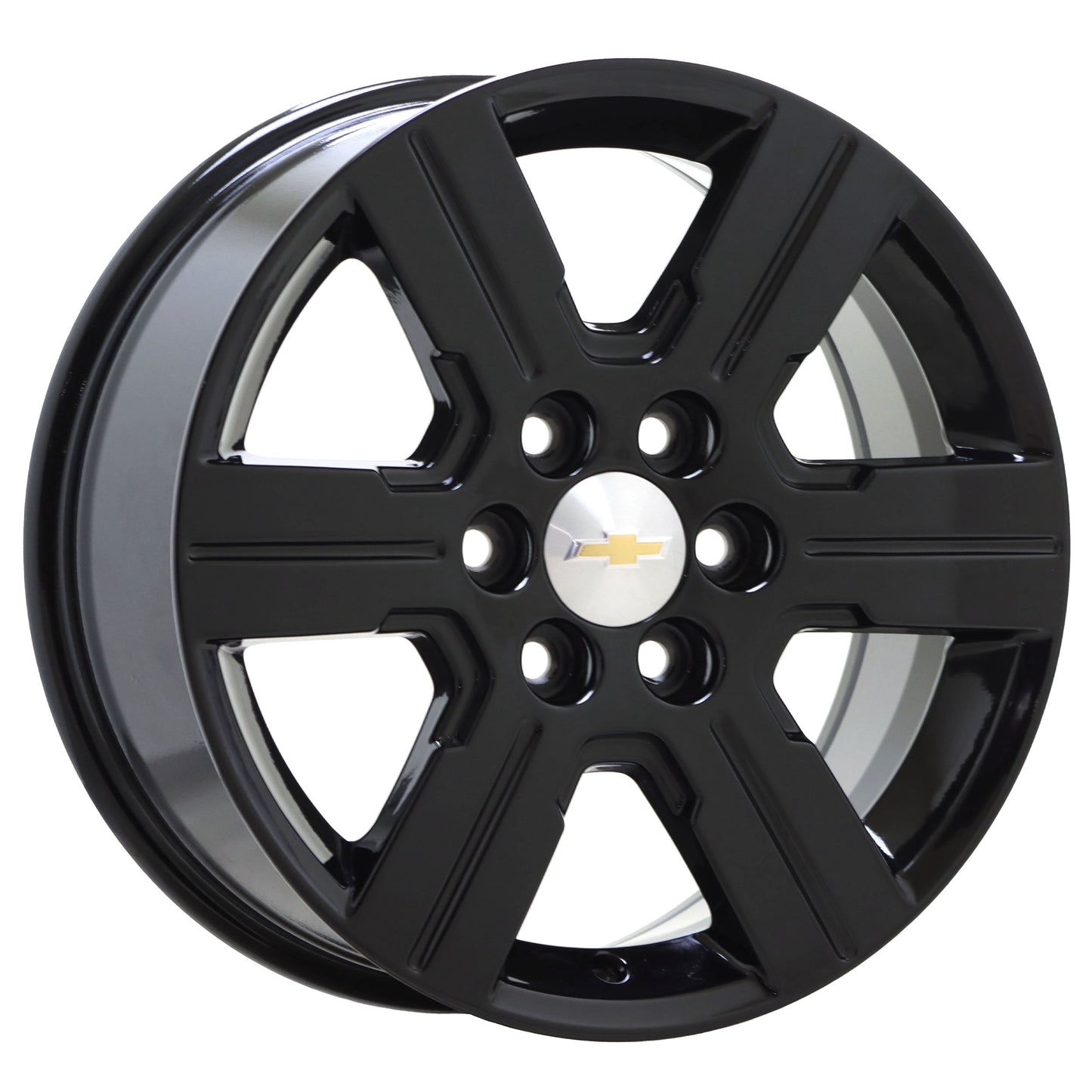 18" Chevrolet Traverse Gloss Black wheels rims OEM set 5408 EXCHANGE