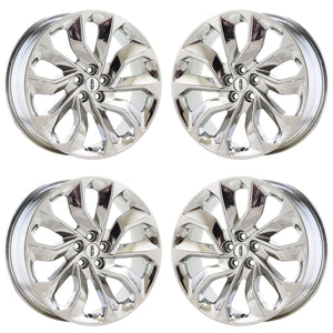 20" Lincoln Nautilus Bright Chrome wheels rims Factory OEM set 10493