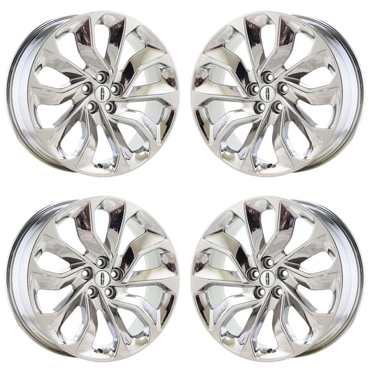 20" Lincoln Nautilus Bright Chrome wheels rims Factory OEM set 10493 EXCHANGE