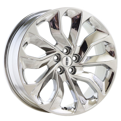 20" Lincoln Nautilus Bright Chrome wheels rims Factory OEM set 10493 EXCHANGE