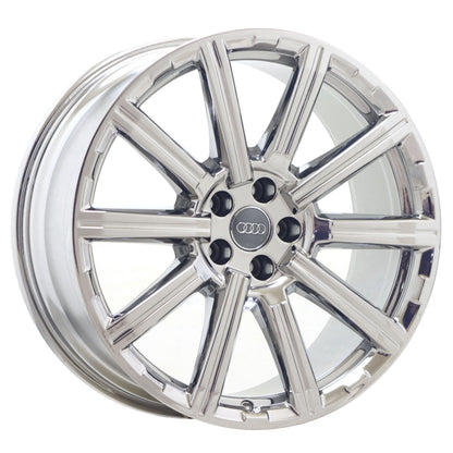 20" Audi Q7 Bright Chrome wheels rims Factory OEM Set 58988 EXCHANGE