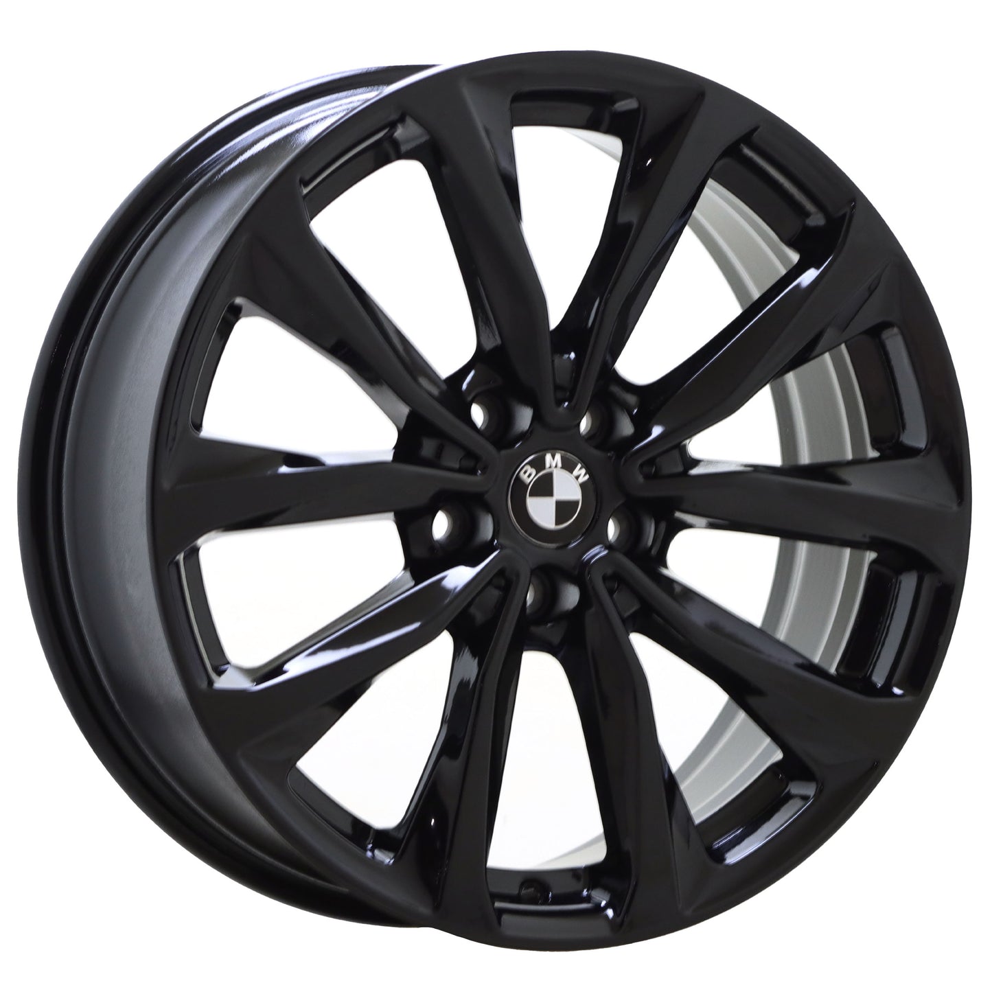19" BMW X3 X4 Gloss Black wheels rims Factory OEM set 86351 EXCHANGE