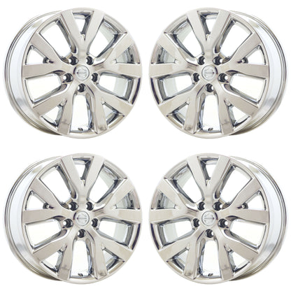 18" Nissan Murano Bright Chrome wheels rims Factory OEM set 62562