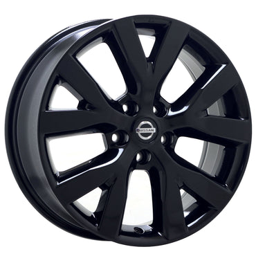 18" Nissan Murano Gloss Black wheels rims Factory OEM set 62562