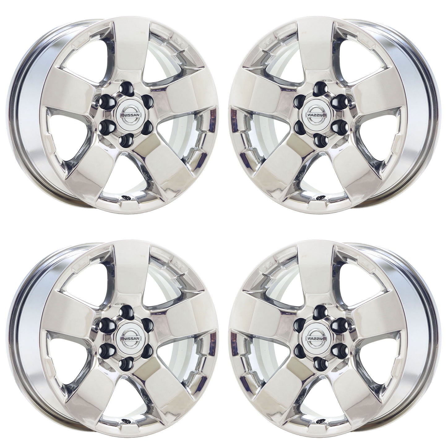 16" Nissan Frontier Xterra Bright Chrome wheels rims Factory OEM set 62510