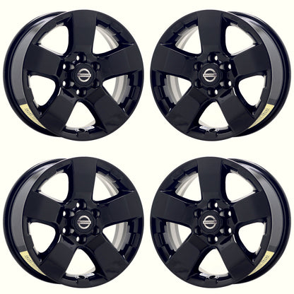 16" Nissan Frontier Xterra Gloss Black wheels rims Factory OEM 62510 EXCHANGE