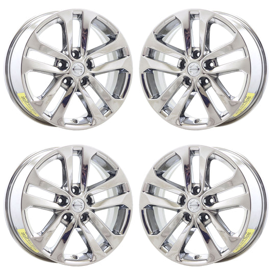 17" Nissan Juke Bright Chrome wheels rims Factory OEM set 62559