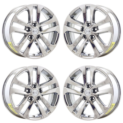 17" Nissan Juke Bright Chrome wheels rims Factory OEM set 62559 EXCHANGE