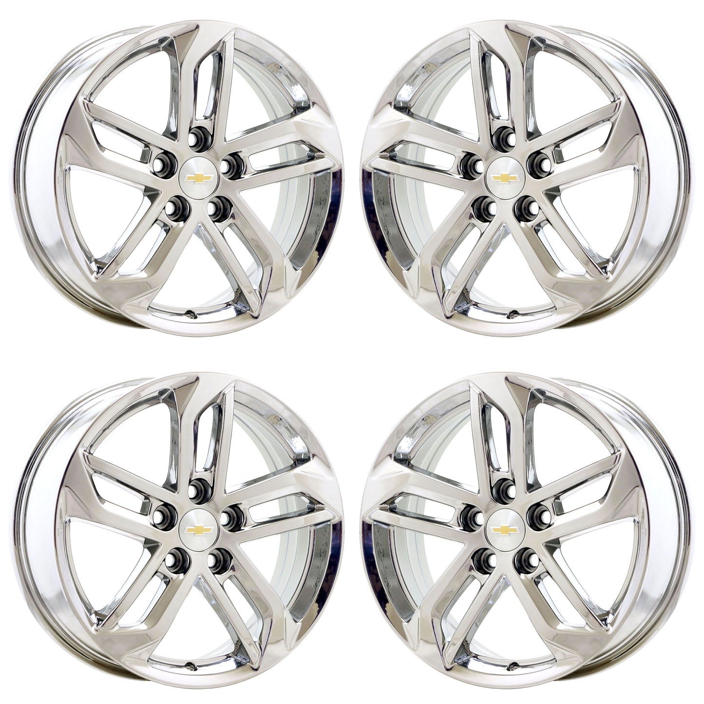 18" Chevrolet Equinox Bright Chrome wheels rims OEM set 5757 EXCHANGE