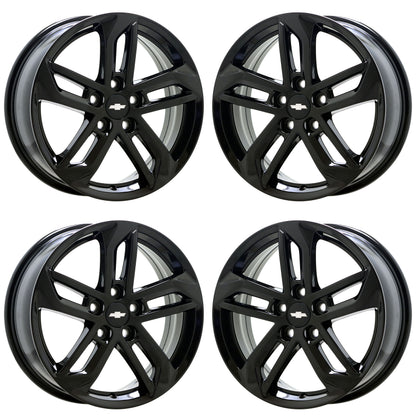 18" Chevrolet Equinox Gloss Black wheels rims OEM set 5757 EXCHANGE