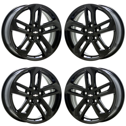18" Chevrolet Equinox Gloss Black wheels rims OEM set 5757