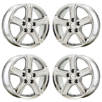 16" Chevrolet Malibu Bright Chrome wheels rims Factory OEM set 5885 EXCHANGE