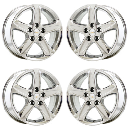 16" Chevrolet Malibu Bright Chrome wheels rims Factory OEM set 5885 EXCHANGE