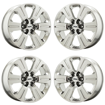22" Ford F150 Truck Bright Chrome wheels rims Factory OEM set 10064 EXCHANGE