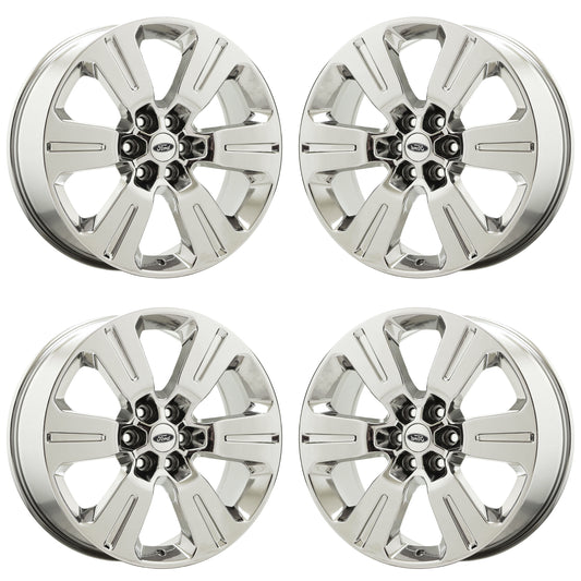22" Ford F150 Truck Bright Chrome wheels rims Factory OEM set 10064 EXCHANGE