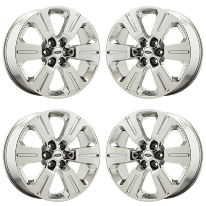 22" Ford F150 Truck Bright Chrome wheels rims Factory OEM set 10064