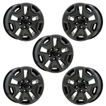 Load image into Gallery viewer, EXCHANGE 17&quot; Jeep Wrangler Black Chrome wheels rims Factory OEM Set5 9118
