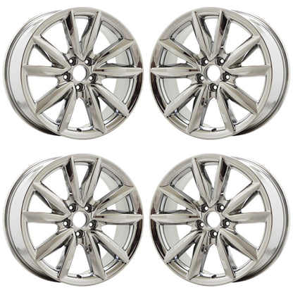 19" Acura RDX Bright Chrome wheels rims Factory OEM set 71866