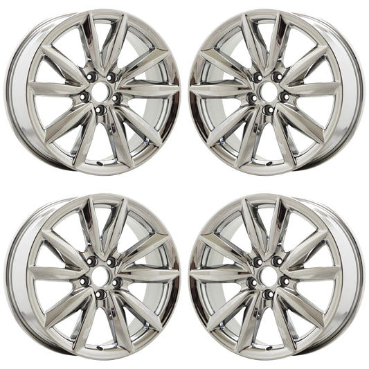 19" Acura RDX Bright Chrome wheels rims Factory OEM set 71866 EXCHANGE