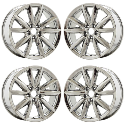 19" Acura RDX Bright Chrome wheels rims Factory OEM set 71866
