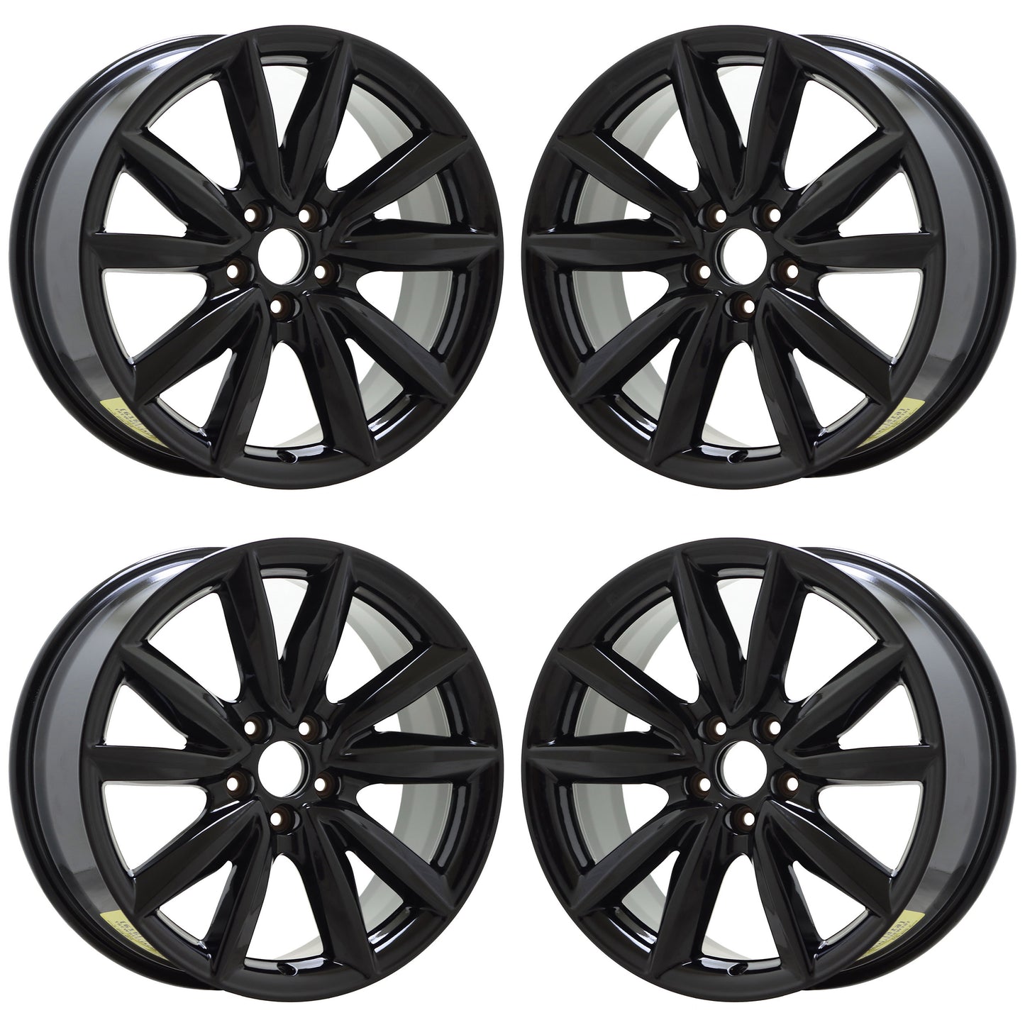 19" Acura RDX Gloss Black wheels rims Factory OEM set 71866