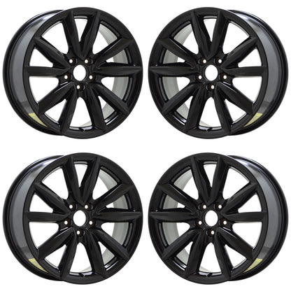 19" Acura RDX Gloss Black wheels rims Factory OEM set 71866 EXCHANGE