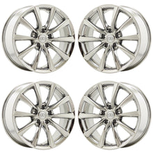 Load image into Gallery viewer, 18&quot; Infiniti G37 Q60 Bright Chrome wheels rims Factory OEM set 73742
